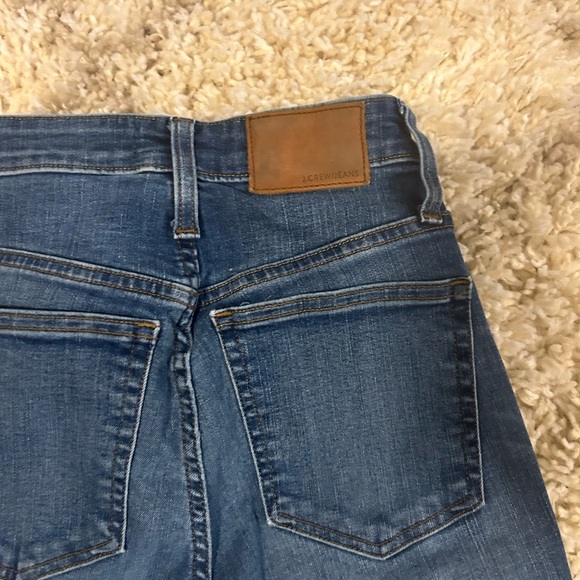 J Crew Curvy Toothpick Jeans Size 25 Raw Hem - Picture 4 of 8